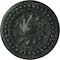 Ekena Millwork Foster Shell Ceiling Medallion (Fits Canopies up to 9 5/8"), 15 3/4"OD x 2"P, Painted Turtle Crackle CM15FOPTC - alternate 1